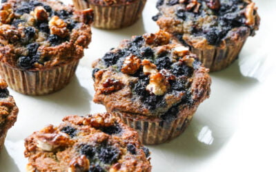 The Best Almond Flour Blueberry Muffins
